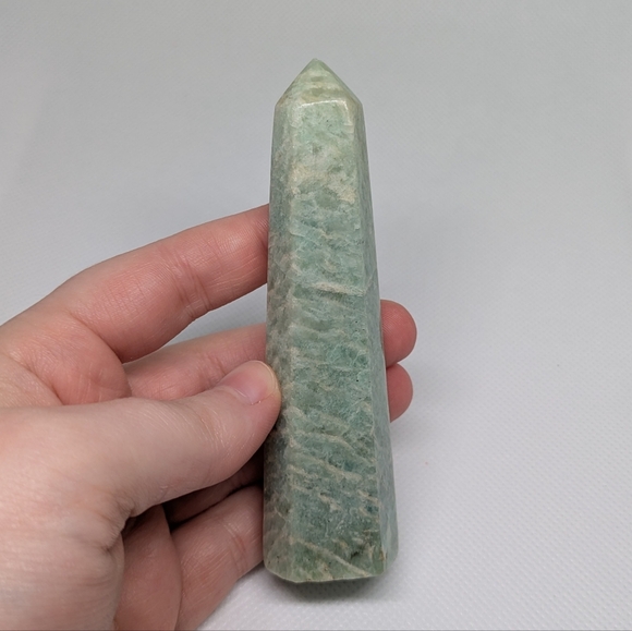 Amazonite Light Aqua Blue‎ Crystal Tower - Picture 1 of 6